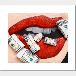 Kiss of money Posters and Art